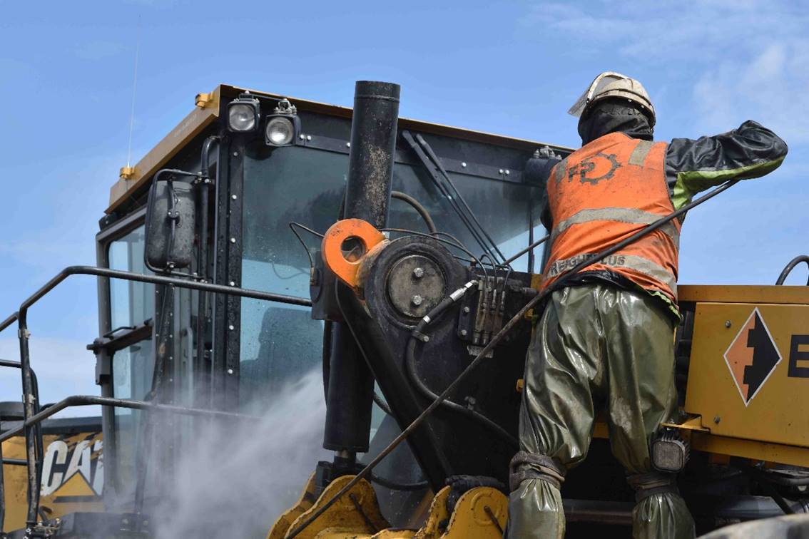 Heavy Equipment & Machinery Cleaning Services - Diamond Power Washing Dublin