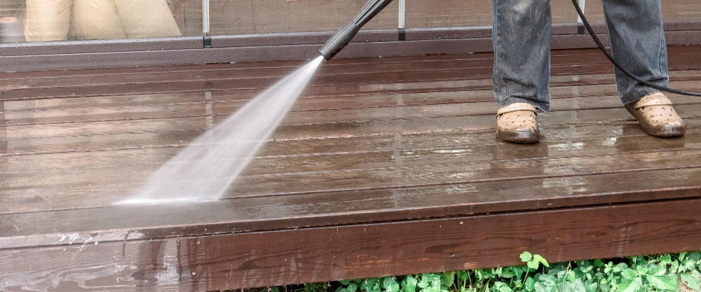 power washing in action Dublin